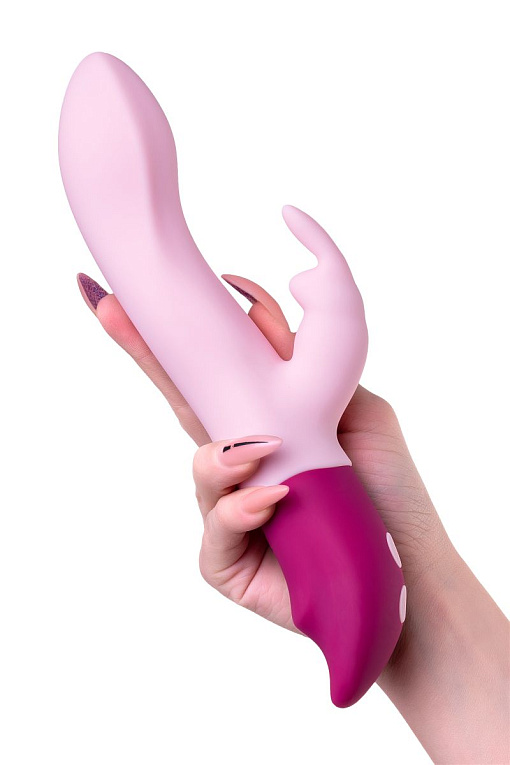 Розовый вибратор-кролик Hello Rabbit - 24,5 см. - фото 7