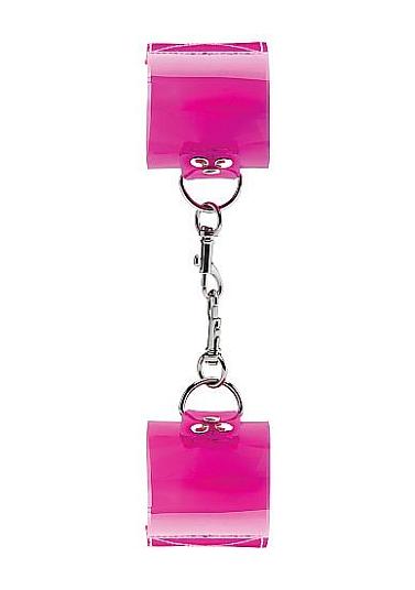 Розовые наручникиTranslucent Handcuffs with Velcro