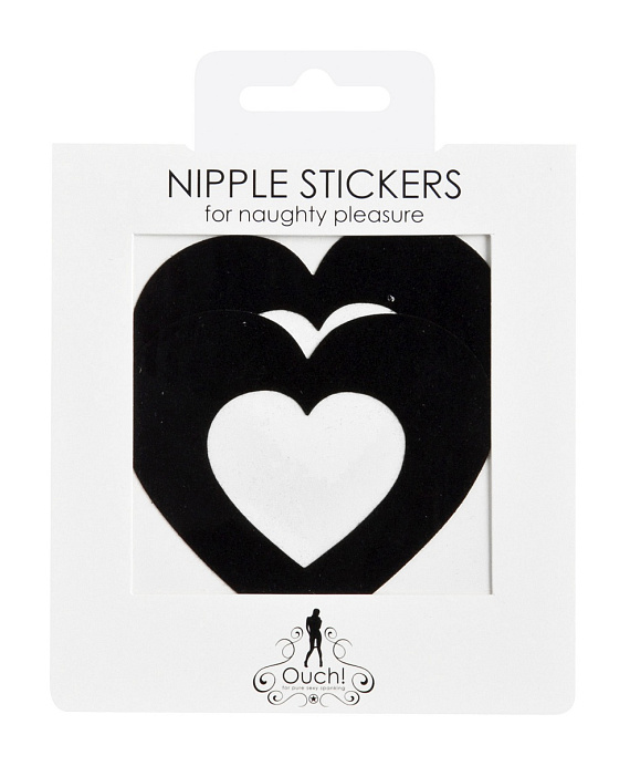 Украшение на соски  Nipple Stickers в форме сердец - 