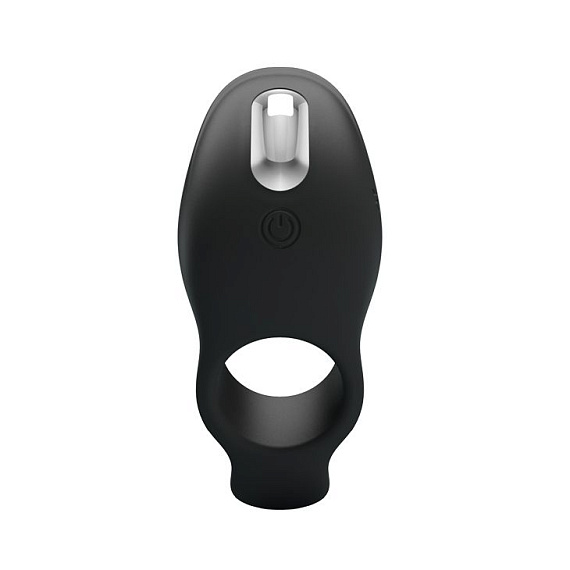 Черное кольцо на пенис с вибрацией Vibration Penis Sleeve от Intimcat