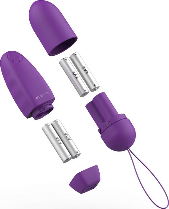 Фиолетовое виброяйцо Bnaughty Classic Unleashed - анодированный пластик (ABS)