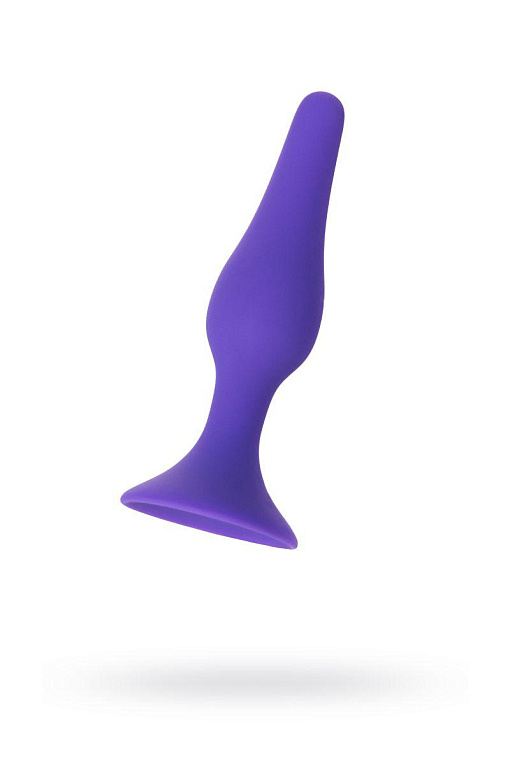 Фиолетовая анальная втулка Toyfa A-toys - 10,2 см. - силикон