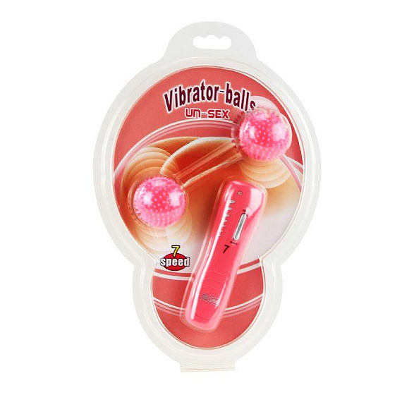 Вибрирующие вагинальные шарики розового цвета - фото 5