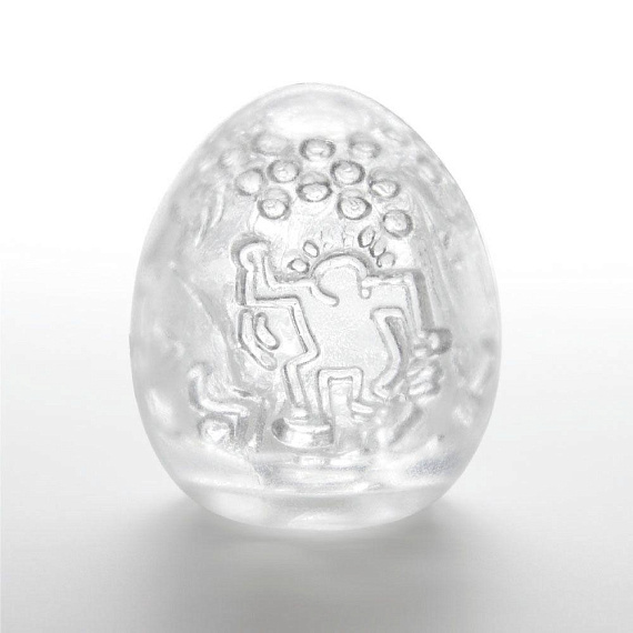 Мастурбатор-яйцо Keith Haring EGG DANCE - термопластичный эластомер (TPE)