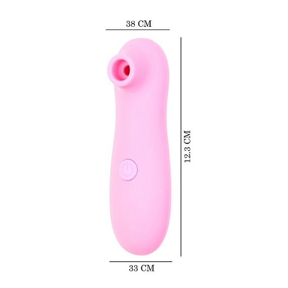 Розовый бесконтактный вакуумно-волновой стимулятор клитора «Оки-Чпоки» - фото 6