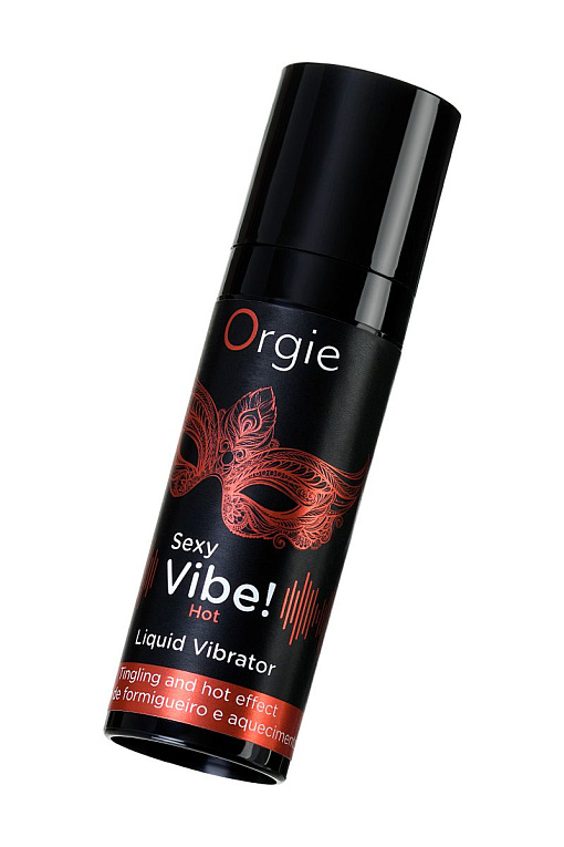 Разогревающий гель для массажа ORGIE Sexy Vibe Hot с эффектом вибрации - 15 мл. ORGIE