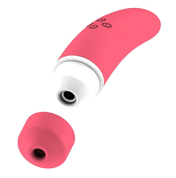 Розовый вакуумный клиторальный вибромассажер Personal vibrator HIKY - фото 7