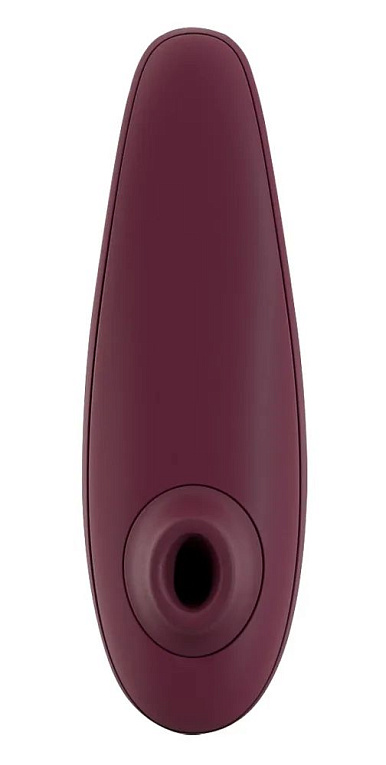 Бордовый бесконтактный стимулятор клитора Womanizer Classic 2 - анодированный пластик, силикон