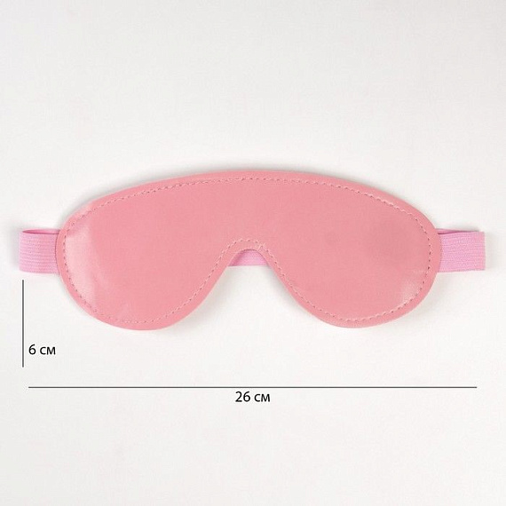 Розовый БДСМ-набор «Оки-Чпоки» из 11 предметов - искусственная кожа, металл
