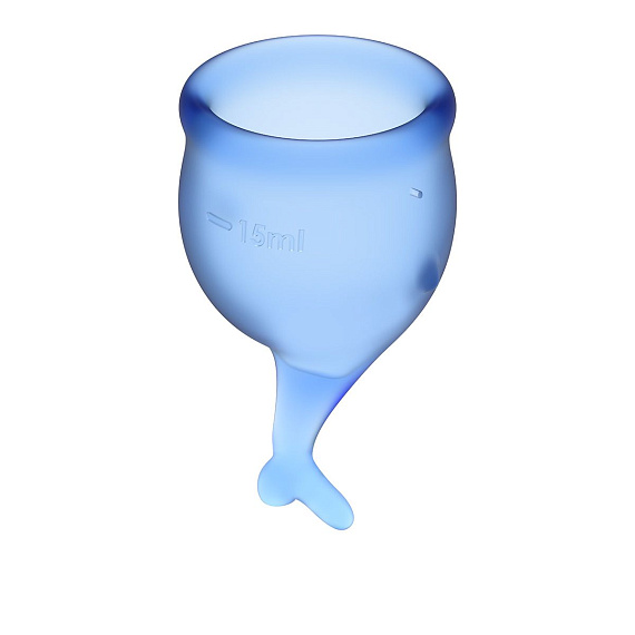 Набор синих менструальных чаш Feel secure Menstrual Cup от Intimcat