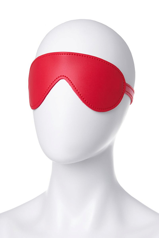 Красная маска Anonymo из искусственной кожи - фото 9
