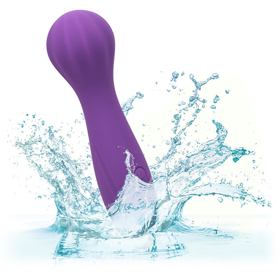 Фиолетовый вибромассажер Stella Liquid Silicone “O” Wand - 17,75 см. - фото 8