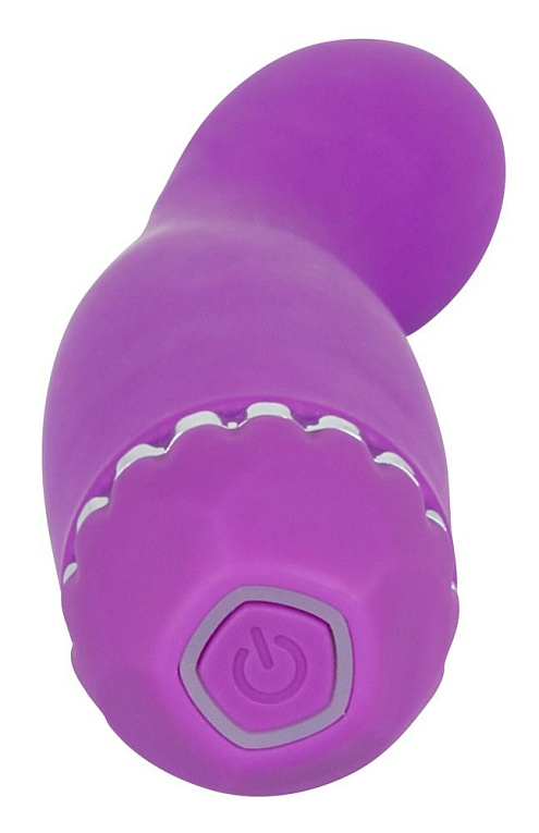 Фиолетовый силиконовый вибромассажёр - 22,5 см. от Intimcat