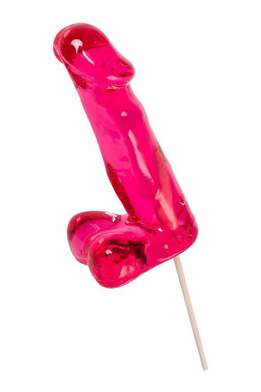 Розовый леденец в форме пениса со вкусом бабл-гам Sosuчki