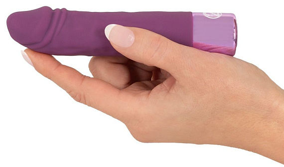 Фиолетовый вибратор-реалистик Realistic Vibe - 14,3 см. - фото 5
