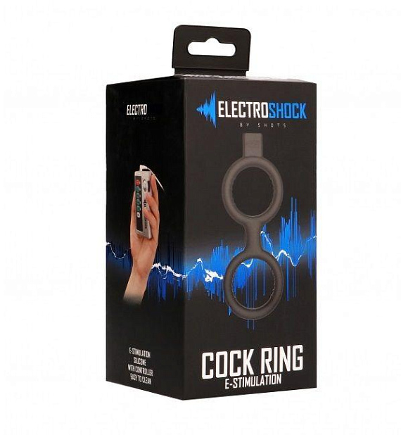 Кольцо с электростимуляцией E-Stimulation Cock Ring with Ballstrap от Intimcat