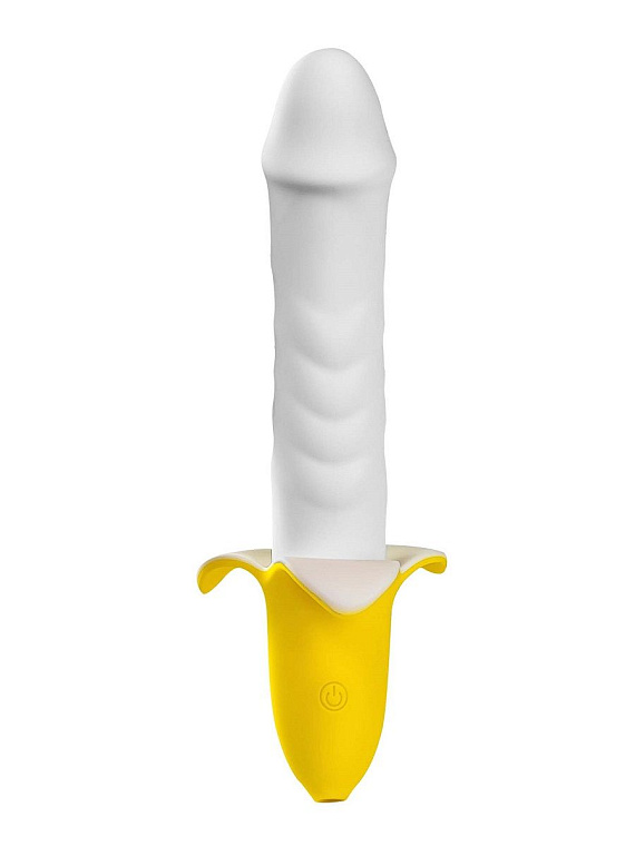Мощный пульсатор в форме банана Banana Pulsator - 19,5 см. от Intimcat