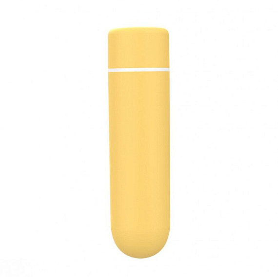 Желтый вибростимулятор для пар Rainbow collection №2 - силикон