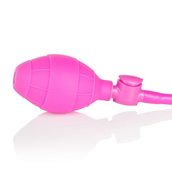 Розовый анальный расширитель Booty Call Booty Pumper Small - 9,5 см. California Exotic Novelties