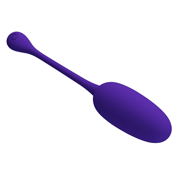 Фиолетовое перезаряжаемое виброяйцо Knucker от Intimcat