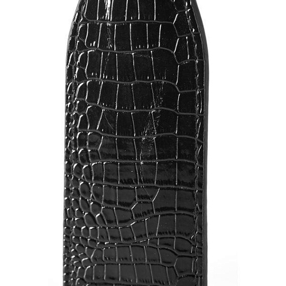 Черная шлепалка с петлёй Croco Paddle - 32 см. Dream Toys