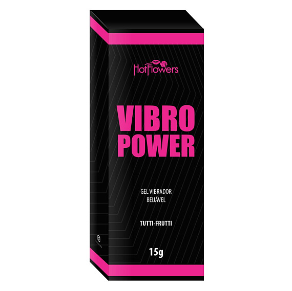 Жидкий вибратор Vibro Power со вкусом тутти-фрутти - 15 гр. - 