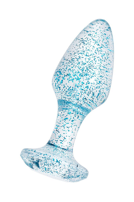 Голубая акриловая анальная втулка - 8 см. от Intimcat