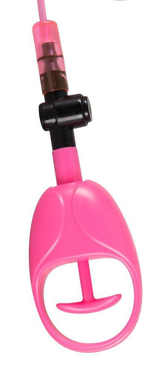 Розовая вакуумная помпа для клитора с вибрацией Eat My Pussy Orion