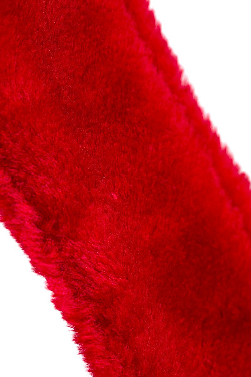 Красный ошейник с металлической фурнитурой - фото 9