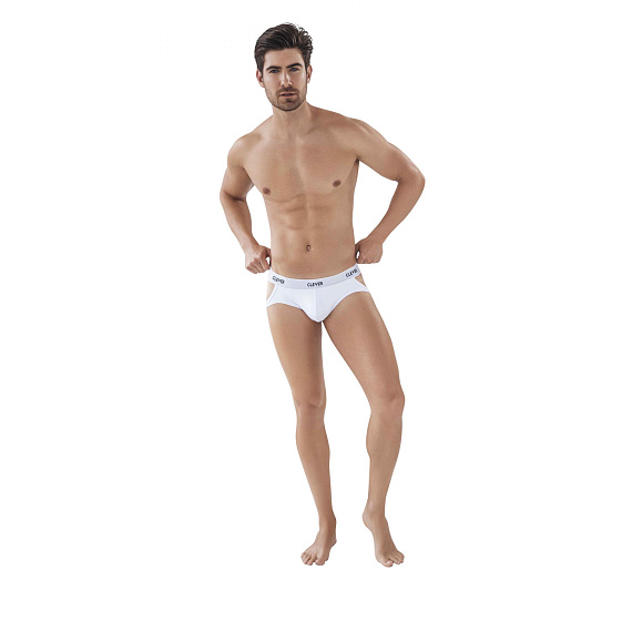 Белые мужские трусы-джоки Oporto Jockstrap Clever Masculine Underwear