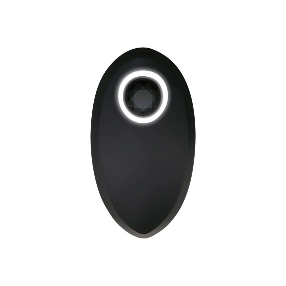 Черная анальная пробка с магнитно-импульсной стимуляцией и пультом ДУ Backdoor Banger - 13,5 см. от Intimcat