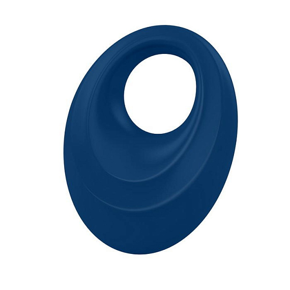 Синее эрекционное кольцо B5 с вибрацией от Intimcat