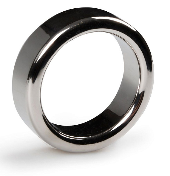 Серебристое эрекционное кольцо Heavy Cock Ring Size M