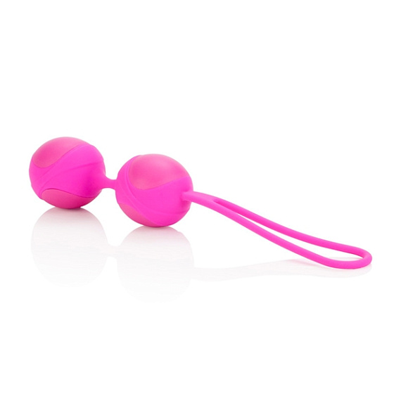 Розовые силиконовые вагинальные шарики BODY SOUL ENTICE от Intimcat