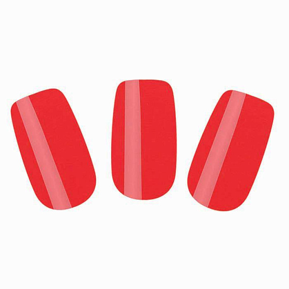Набор лаковых полосок для ногтей Красный шик Nail Foil - 