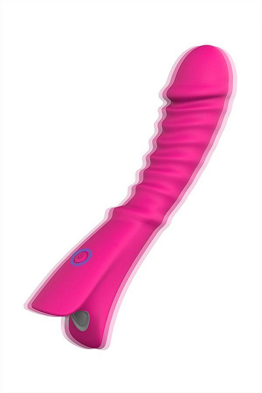 Розовый вибратор для массажа G-точки S-HANDE Topi - 19,9 см. - фото 6