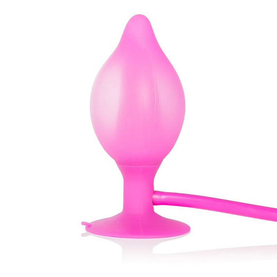 Розовый анальный расширитель на присоске Booty Pumper Medium - 11,5 см. - фото 5