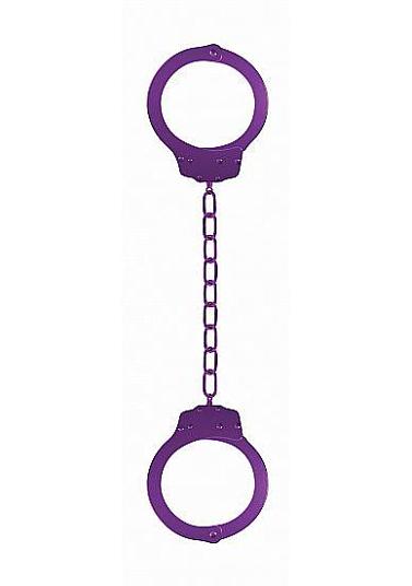 Металлические фиолетовые оковы Pleasure Legcuffs