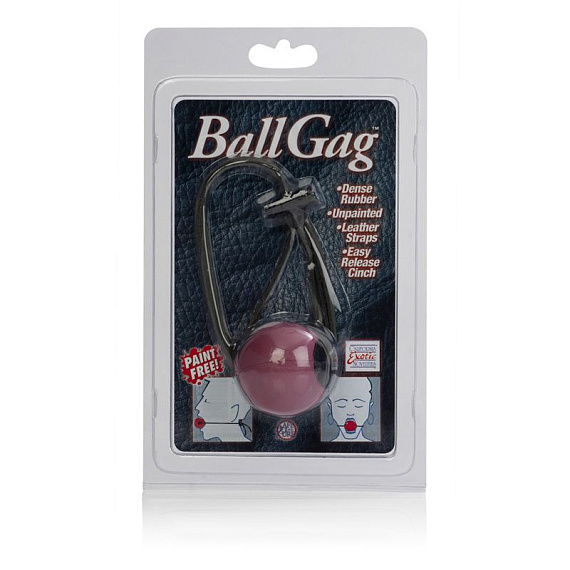 Кляп с резиновым красным шаром Ball Gags от Intimcat