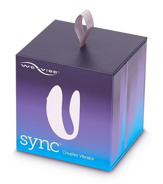Фиолетовый вибратор для пар We-Vibe Sync Cosmic - фото 5