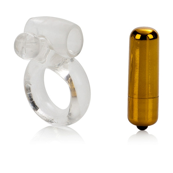 Эрекционное кольцо на пенис WICKED PURE GOLD от Intimcat