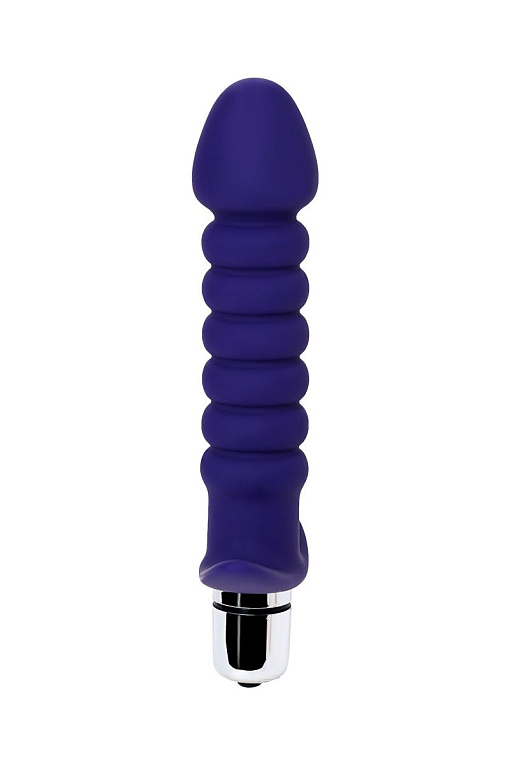 Фиолетовый анальный вибратор Condal - 14 см. ToyFa
