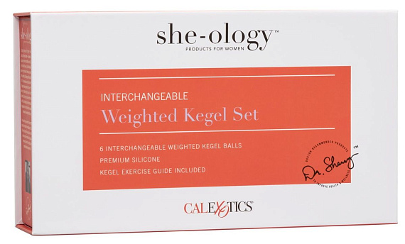Набор вагинальных шариков Кегеля со сменным грузом She-ology - фото 5
