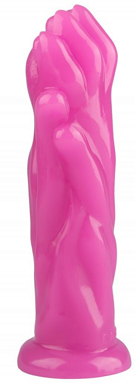 Розовая фантазийная анальная втулка-лапа - 25,5 см. от Intimcat