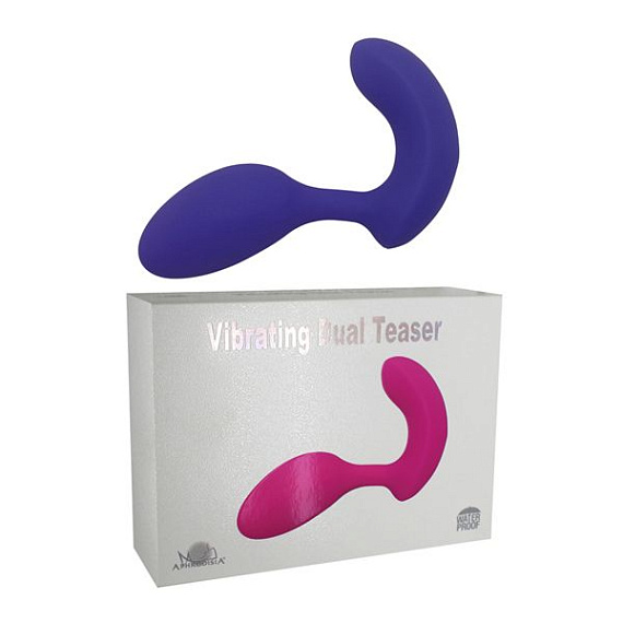 Фиолетовый вибратор Vibrating Dual Teaser от Intimcat