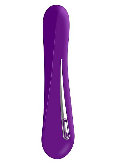Фиолетовый вибратор F9 - 21 см.
