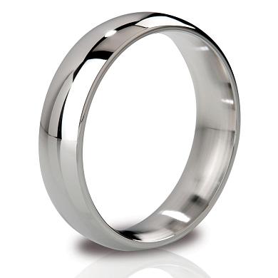 Стальное полированное эрекционное кольцо Earl - 5,1 см.
