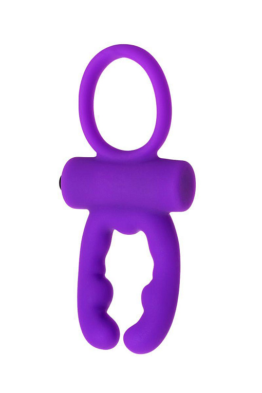 Фиолетовое эрекционное виброкольцо ARES от Intimcat