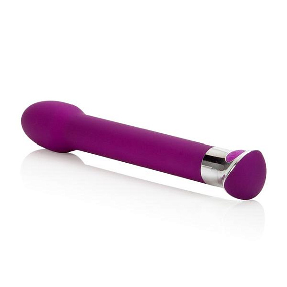 Фиолетовый вибратор Risqué® 10-Function Tulip - 17 см. - анодированный пластик (ABS)