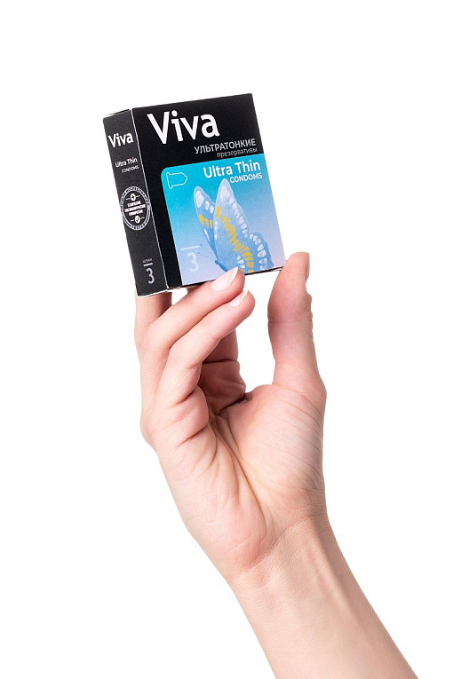 Ультратонкие презервативы VIVA Ultra Thin - 3 шт. - фото 7